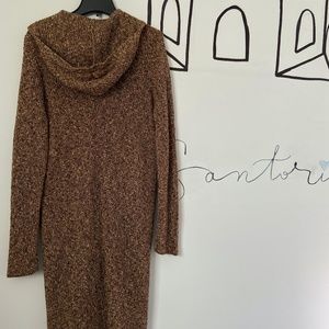 HOODED LONG CARDIGAN